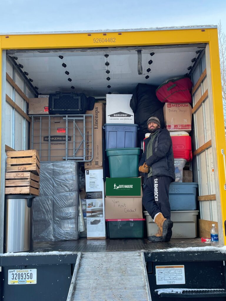 An Elite Haulerz, LLC. mover packed a truck