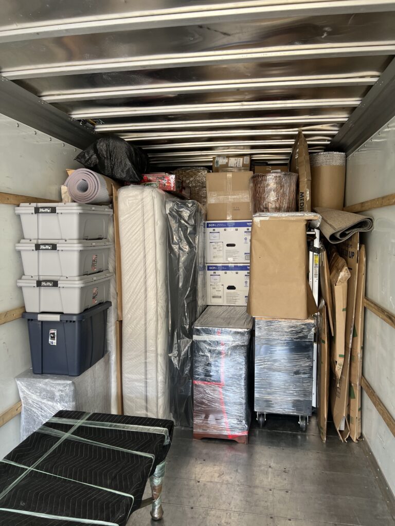 Professionally packed furniture by the best movers in Stevensville, mi